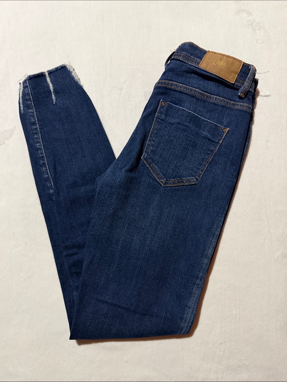 Zara Dark Blue Skinny Jeans